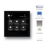 Tuya Panel Pro Smart Home Control Panel Thermostst Door Switch Power Consumption Zigbee Gateway Hub Build In 4" Support Tuya