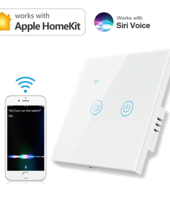 2 GANG APPLE-HOMEKIT SMART SWITCH WHITE
